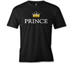 Prince Siyah Erkek Tshirt