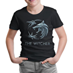 The Witcher - Wolf Siyah Çocuk Tshirt