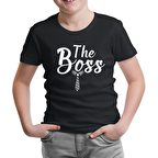 The Boss Siyah Çocuk Tshirt