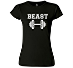 Beauty and the Beast - Beast Siyah Kadın Tshirt