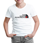 The North Remembers Beyaz Çocuk Tshirt