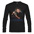 Justin Bieber - Paparazzi Siyah Erkek Sweatshirt