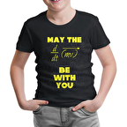 Star Wars - Force Siyah Çocuk Tshirt
