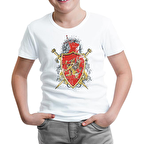 Dragon Shield Beyaz Çocuk Tshirt