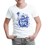 New York - Özgürlük Anıtı Beyaz Çocuk Tshirt