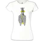 Zebra - Potikare Beyaz Kadın Tshirt