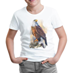 Kartal - Landing Beyaz Çocuk Tshirt