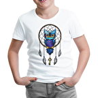 Düş Kapanı - Baykuş Beyaz Çocuk Tshirt