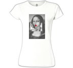 Mona Lisa - Sugar Beyaz Kadın Tshirt