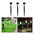 Güneş Enerjili Bahçe Lambası Plastik Saplama 10lu Set