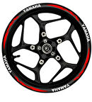 mixgiftzYamaha Beyaz yazılı  kırmızı pençe şeritli