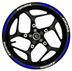 mixgiftzCB125R Beyaz yazılı  mavi reflektif pençe şeritli