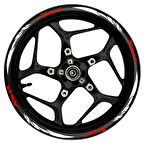 mixgiftzXmax kırmızı yazılı  beyaz pençe şeritli