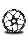 mixgiftzBeyaz Yamaha MT 10 Takım Jant Sticker Etiket