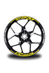 mixgiftzYamaha Yzf-r25 Geniş Neon Jant Sticker Etiket Modeli