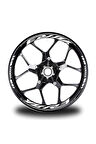 mixgiftzGri Yamaha YZF R3 Takım Jant Sticker Etiket