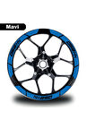 mixgiftzMavi CF MOTO 250 NK Geniş Jant Sticker Etiket Modeli