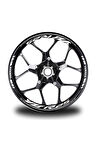 mixgiftzGri Yamaha YZF R25 Takım Jant Sticker Etiket