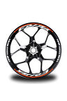 mixgiftzKırmızı Yamaha R6 Takım Jant Sticker Etiket