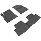 Sahler Seat Cordoba Sedan 2003-2009 Uyumlu 4.5D Havuzlu Siyah Oto Paspas