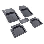 Ototrendy Mazda 323 Ekstra Havuzlu Kauçuk Paspas Gri Universal