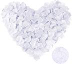 Beyaz Renk Gül Yaprağı - 10 Paket 1000 Adet