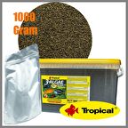 1000 Gram Tropical 3-Algae Granulat-Kovadan Bölme Granül Balık Yemi