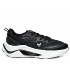 VOLİS Siyah Air Memory Foam Taban Günlük Bağcıklı Erkek Sneaker Ayakkabı