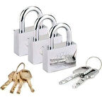 Tek Anahtarla Açılan 8 Li Paslanmaz Çelik Asma Kilit Seti