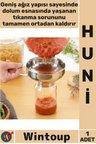 #Huni Mutfak Konserve Reçel Sos Dolum Sağlam Kaliteli Paslanmaz Çelik Geniş Ağızlı Kavanoz Hunisi