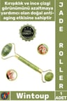 #MasajAleti Doğal Cilt Bakımı Anti Aging Kırışıklık Karşıtı Jade Roler Yeşim Taşı Yüz Masaj Aleti