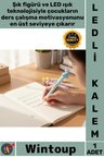 #Kalem Işıklı Eğlenceli Figürlü Ergonomik Versatil Okul Hediye 07 Uçlu Ledli Dinazor Tasarımlı Kalem