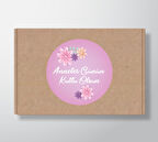 Anneler Günün Kutlu Olsun opak sticker çiçekli model 20 adet-tuğsetetiket135