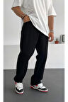 Erkek Siyah Baggy Pantolon