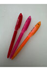 Roller Kalem Signo Gelstick Jel Bilye Uç 0.7 MM Kırmızı Pembe Turuncu (3 Adet)