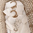 Naturaborn GOTS Organik Sertifikalı Uzun Kollu Bebek Body