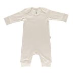 Naturaborn GOTS Organik Sertifikalı Patiksiz Uzun Kollu Manşetli Tulum