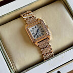 Spectrum Roma Rakamlı Taşlı Metal Kordon Kadın Kol Saati