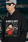 Monkey D. Luffy Baskılı Unisex Oversize Anime Çizgi Film Hoodie