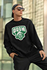 Doctor Doomsday Marvel Karakter Baskılı Unisex Oversize Sweatshirt