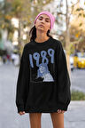 1989 Yazılı Unisex Oversize Taylor Swift Sweatshirt