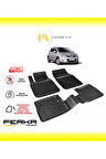 Hyundai i20 1 2009-2014 Uyarlanabilir Havuzlu Paspas