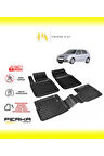 Volkswagen Polo HB 4 1999-2005 Uyarlanabilir Havuzlu Paspas