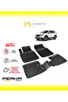 Honda CR-V 5 2016-2022 Uyarlanabilir Havuzlu Paspas