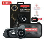 Knmaster KN6100 PRO Motosiklet Kask İnterkom Bluetooth Intercom Kulaklık Seti