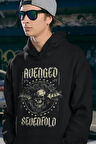 Tasarım Rock Metal Grubu Baskılı Unisex Oversize Avenged Sevenfold Hoodie