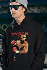 Mike Tyson Baskılı Unisex Oversize Efsane Boksör Hoodie