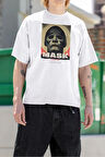 He Is On The Loose ! Baskılı Unisex Tişört, Oversize Mask Tişört