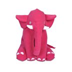 Büyük Uyku Arkadaşım Peluş Yumuşak Fil Fuşya - 60 Cm
