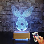 Futbol Topu Kartal  İsimli Gece Lambası Led Lamba Oğluma Hediye